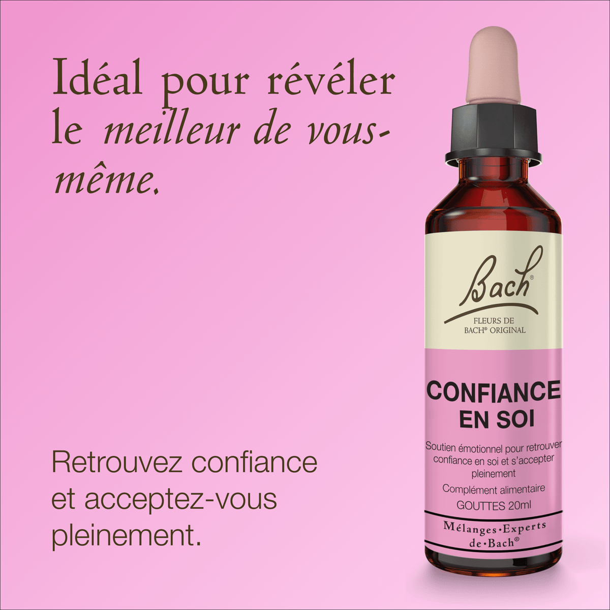 Bach Flower Remedy 20ml Mélange Expert de Bach® Confiance en Soi