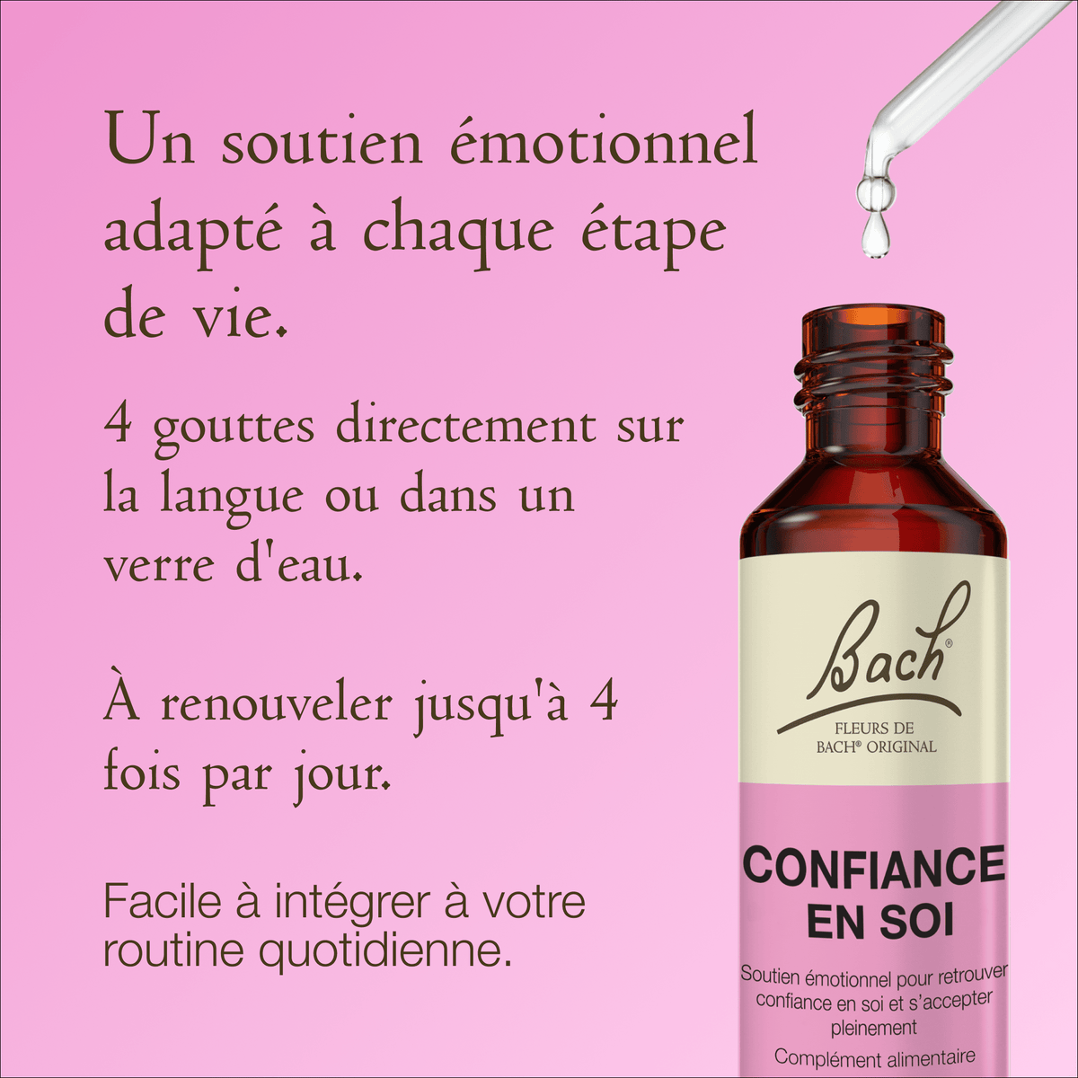 Bach Flower Remedy 20ml Mélange Expert de Bach® Confiance en Soi