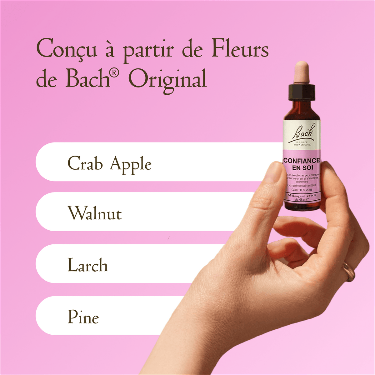 Bach Flower Remedy 20ml Mélange Expert de Bach® Confiance en Soi