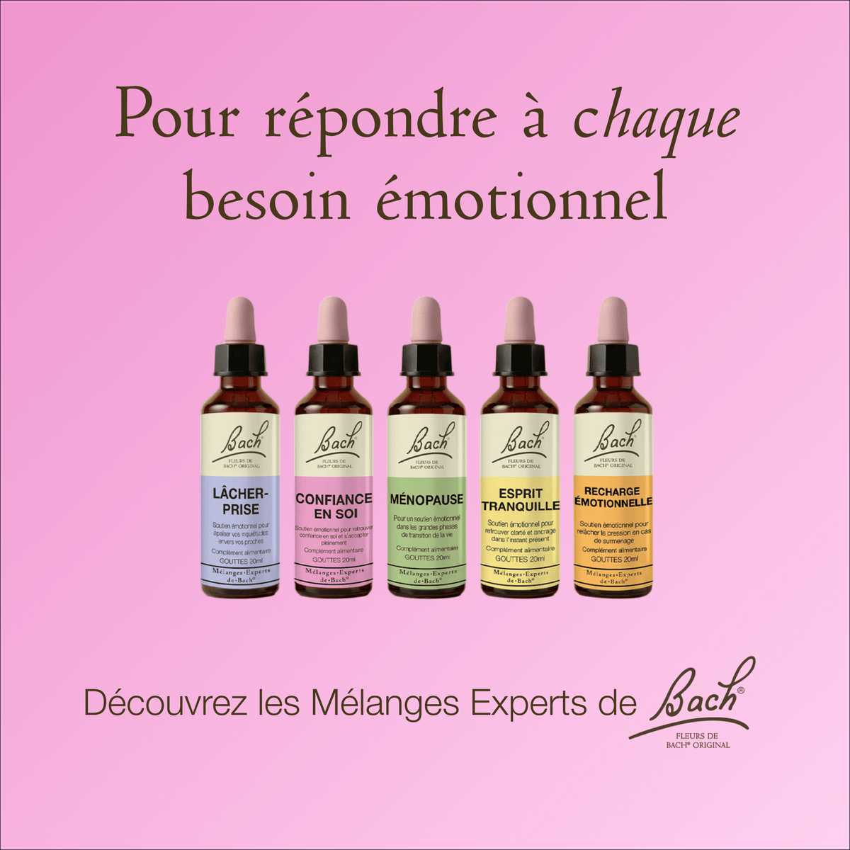 Bach Flower Remedy 20ml Mélange Expert de Bach® Confiance en Soi