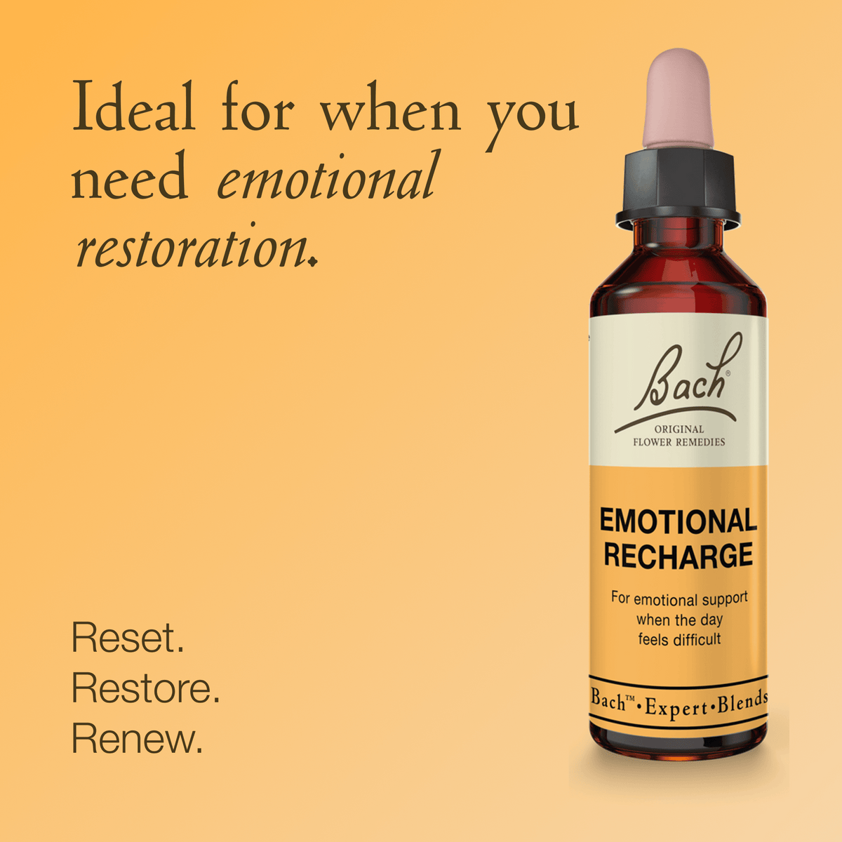 Bach Flower Remedy 20ml Bach Emotional Recharge Blend
