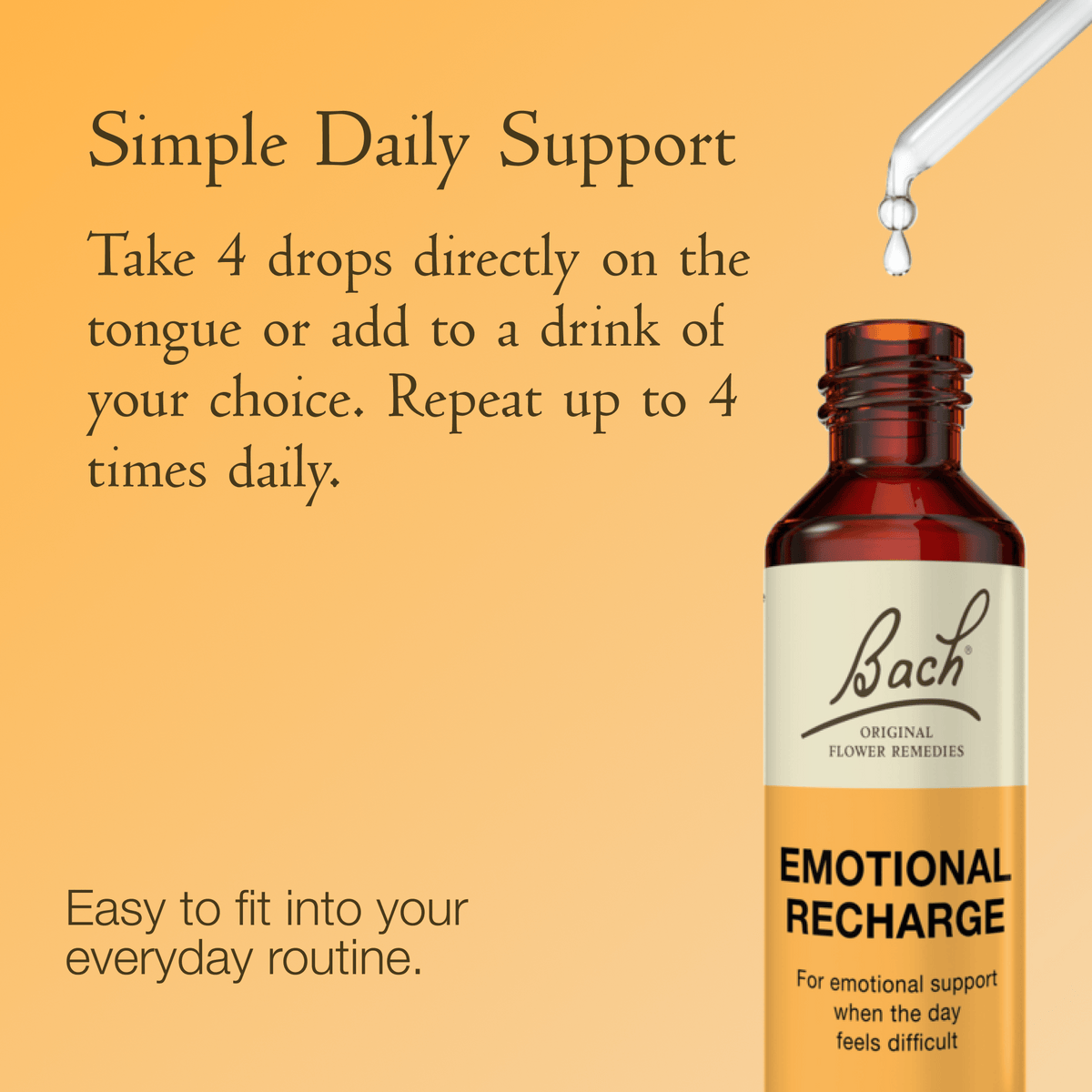 Bach Flower Remedy 20ml Bach Emotional Recharge Blend