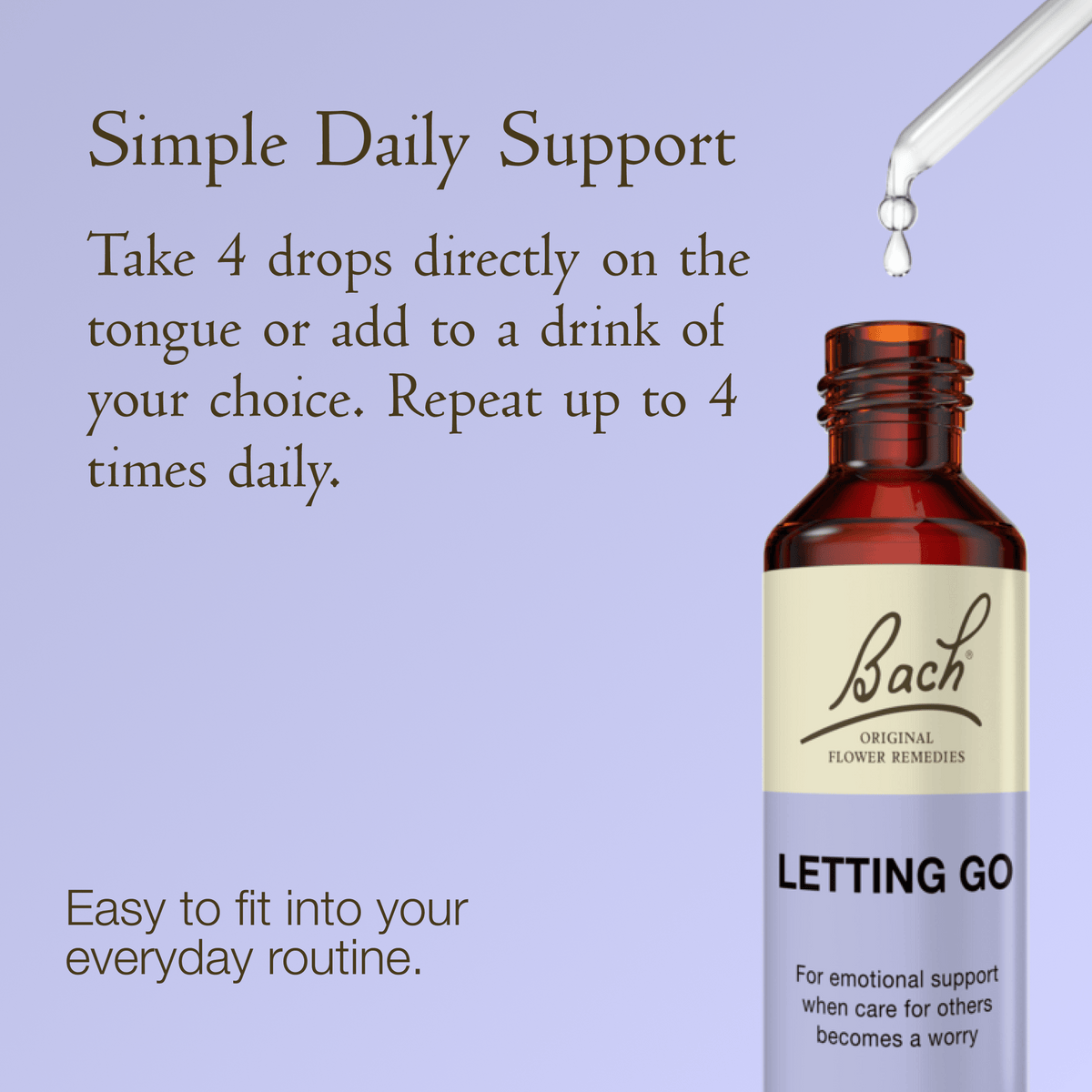 Bach Flower Remedy 20ml Bach Letting Go Blend
