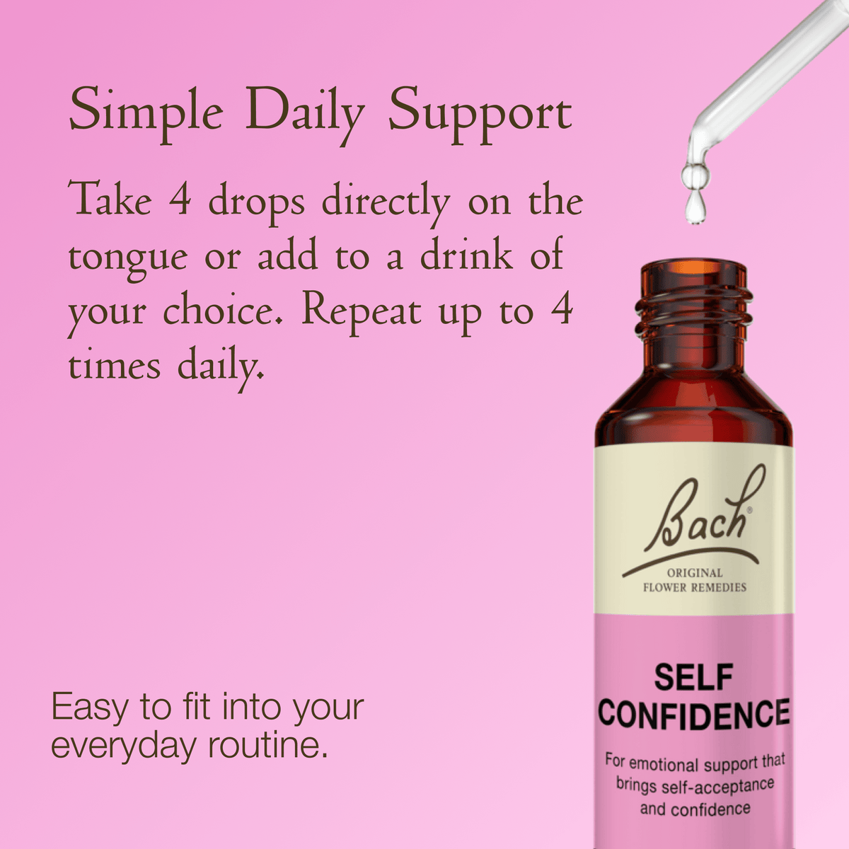 Bach Flower Remedy 20ml Bach Self Confidence Blend