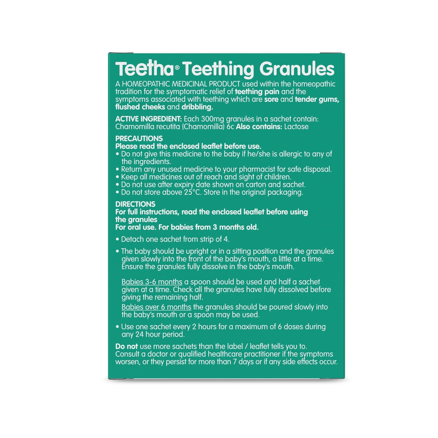 Nelsons Teetha® Teething Granules