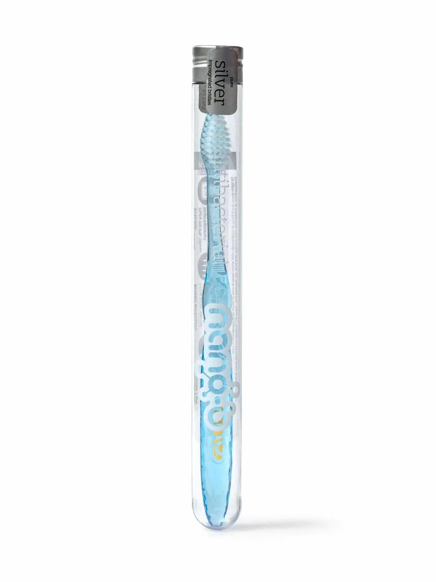 Nano-b Toothbrush Nano-B Silver Toothbrush Medium Firmness - Blue