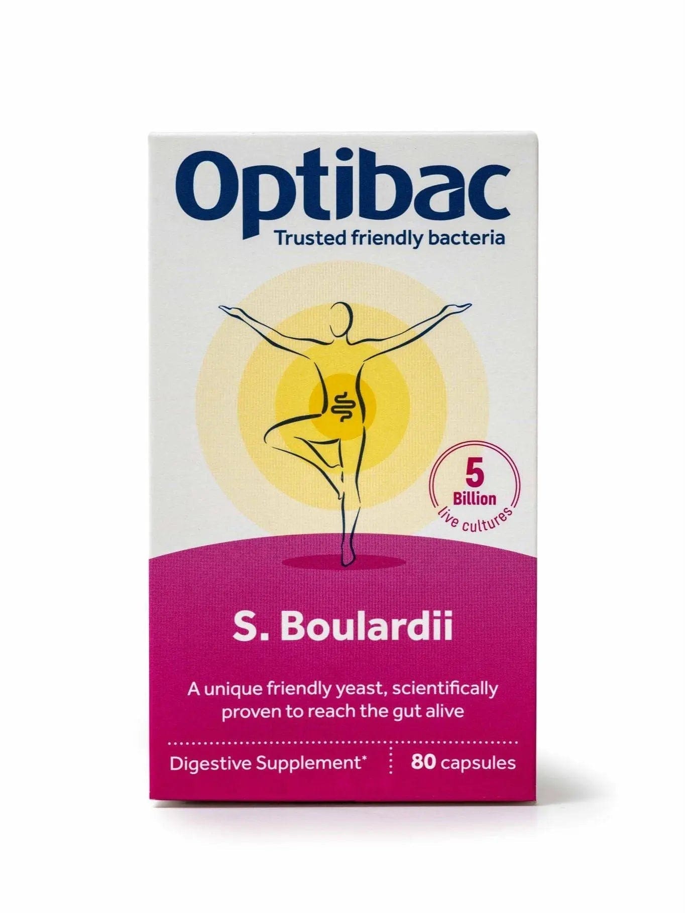 OptiBac Supplement OptiBac Saccharomyces boulardii (80caps)