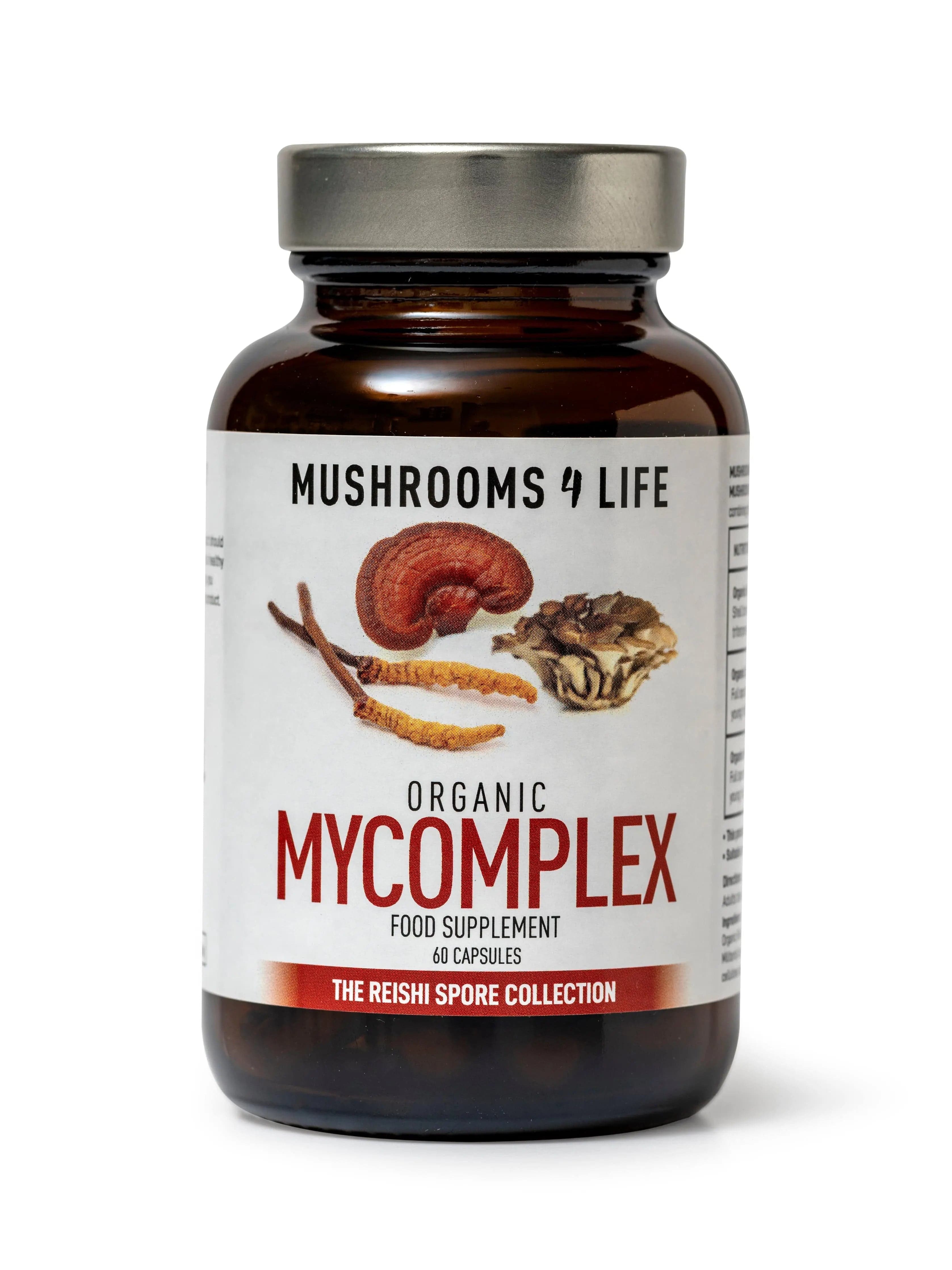Mushrooms 4 Life Mushrooms Organic MyComplex Mushroom 60 caps