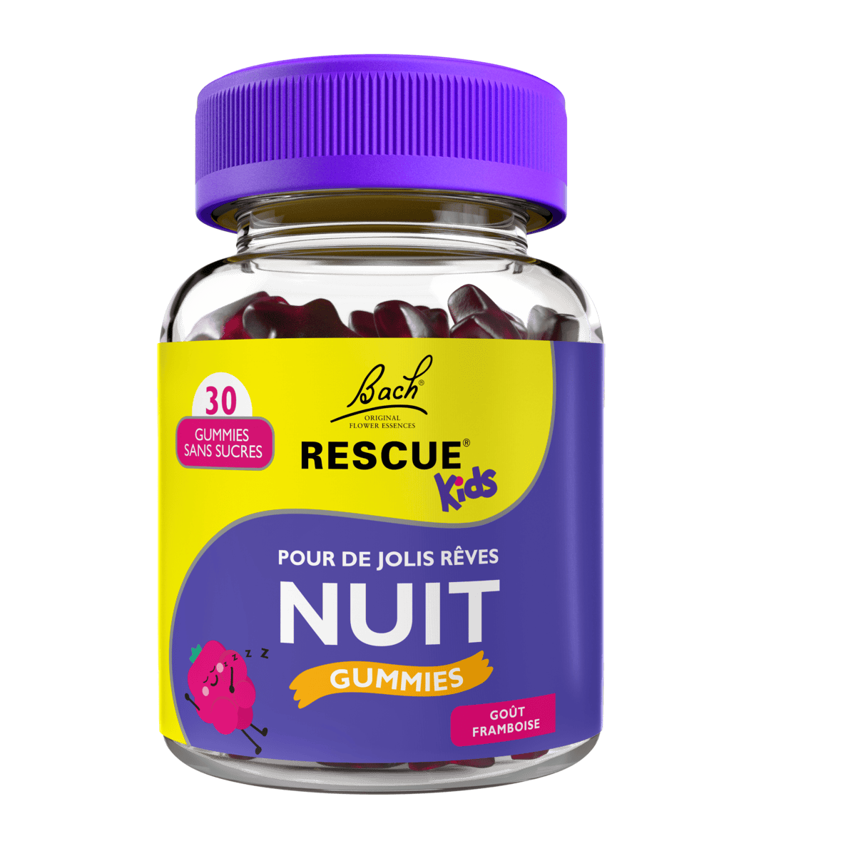 Nelsons Kids RESCUE® Kids Night Raspberry Gummies