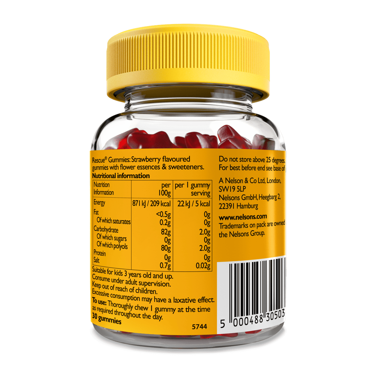 Nelsons Kids RESCUE® Kids Chill Strawberry Gummies