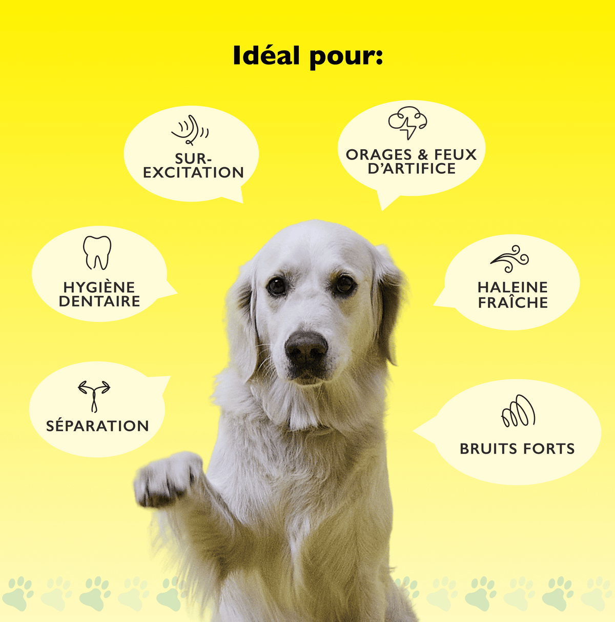 Rescue Pets 7 sticks Friandises relaxantes pour chiens RESCUE® Pets