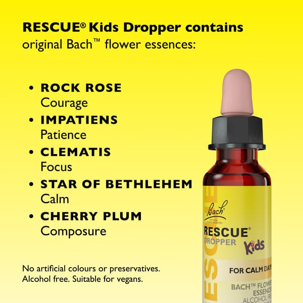 Rescue Kids 10ml RESCUE® Kids Dropper (Glycerine)