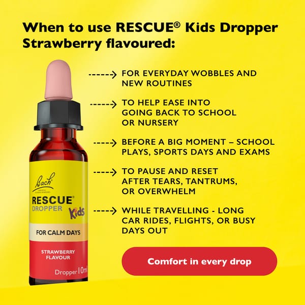 Rescue Remedy 10ml RESCUE® Dropper Kids Strawberry flavour
