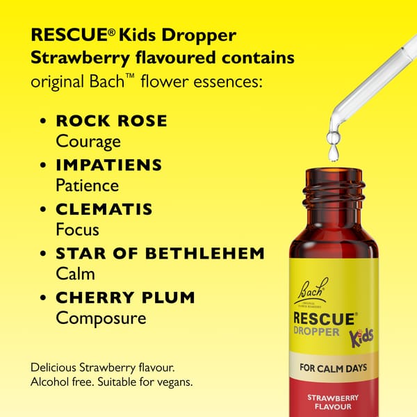 Rescue Remedy 10ml RESCUE® Dropper Kids Strawberry flavour