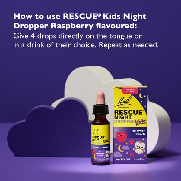 Rescue Remedy 10ml RESCUE® Kids Night Dropper Raspberry