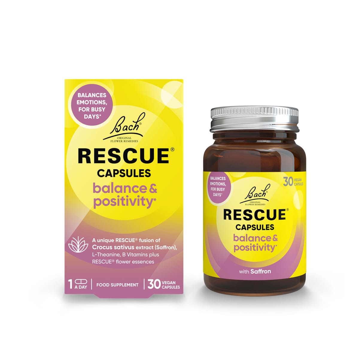Rescue Supplement 30 Capsules RESCUE® Balance and Positivity Capsules