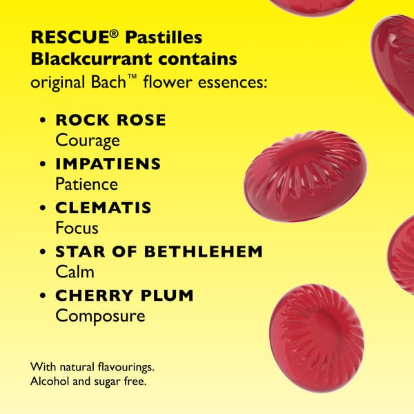 Rescue Everyday emotional support 50g RESCUE® Pastilles Blackcurrant