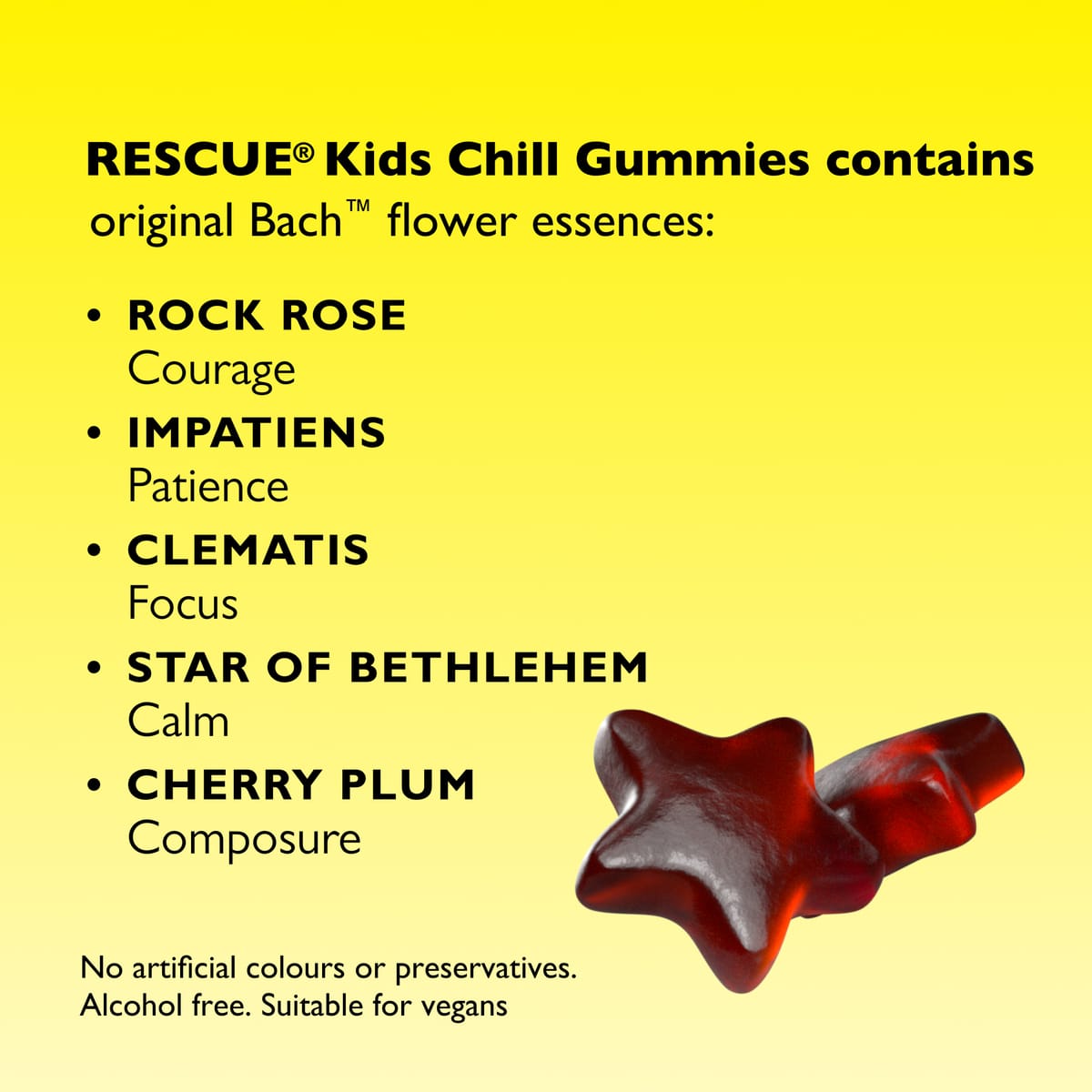 Rescue Kids RESCUE® Kids Chill Strawberry Gummies