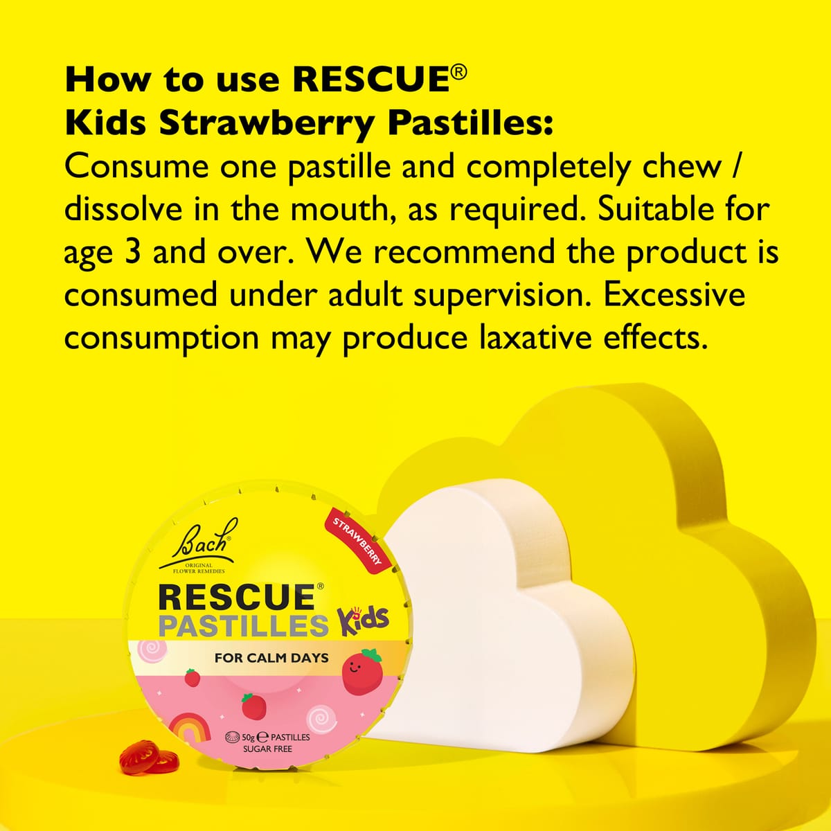 Rescue Remedy 50g RESCUE® Kids Strawberry Pastilles