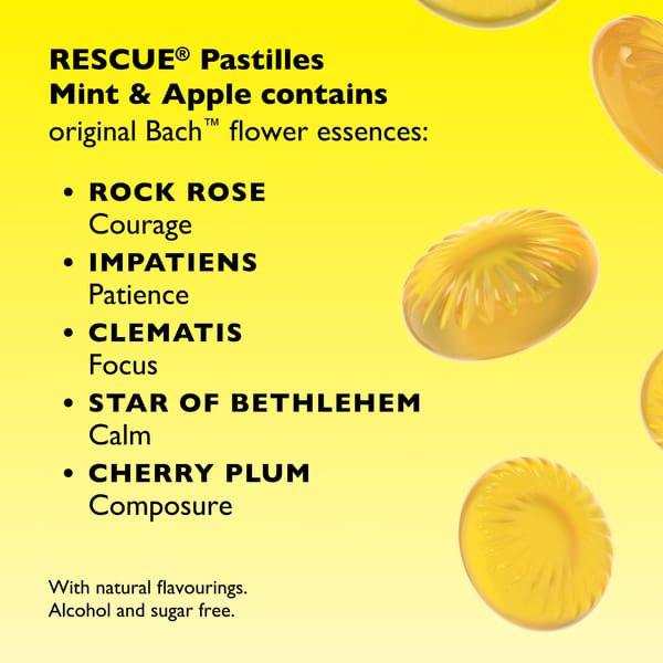 Rescue Remedy 50g RESCUE Remedy® Pastilles Mint & Apple Flavour