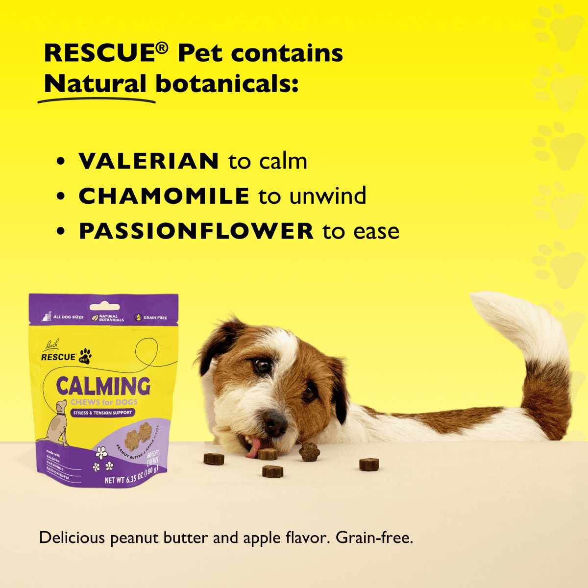 Rescue Pets 60 chews RESCUE® Pet Calming Chews for Dogs
