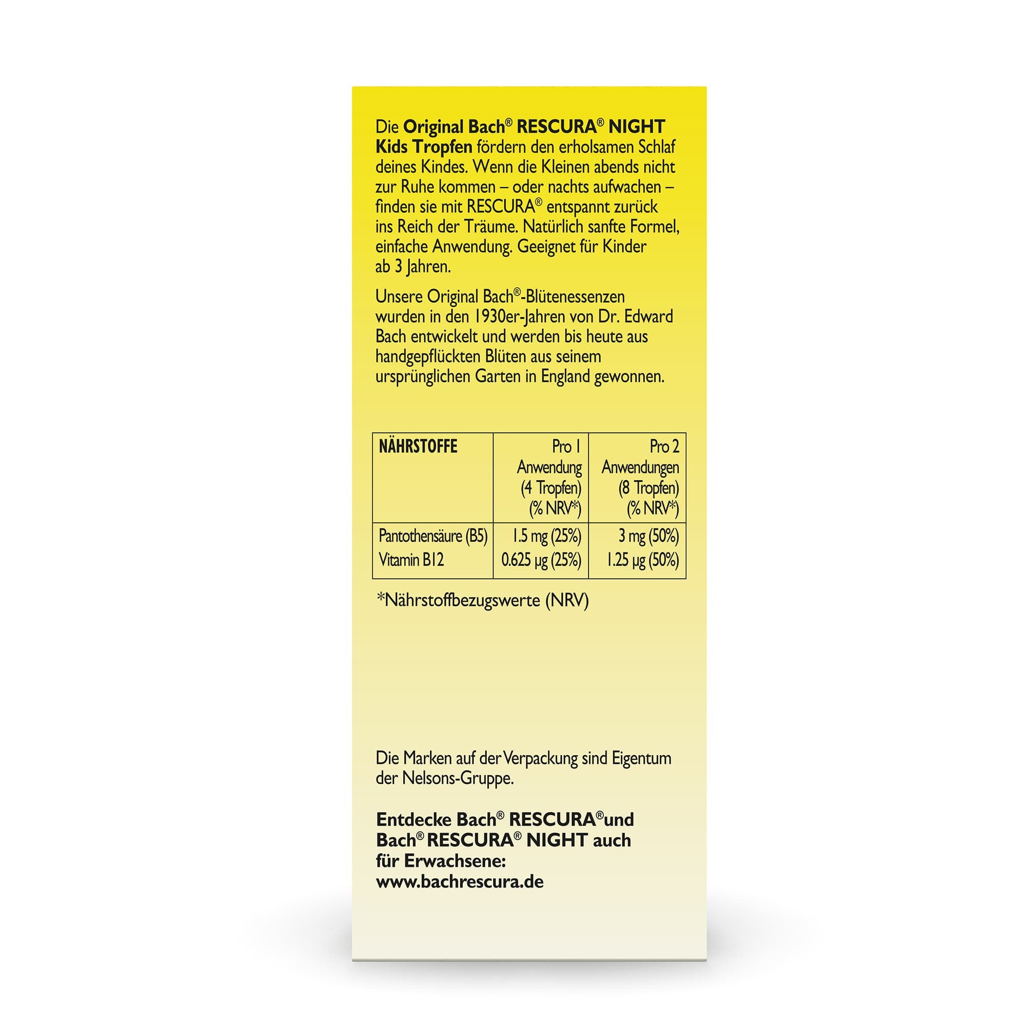 Rescue Kids 10ml Bach RESCURA® Night Kids Drops