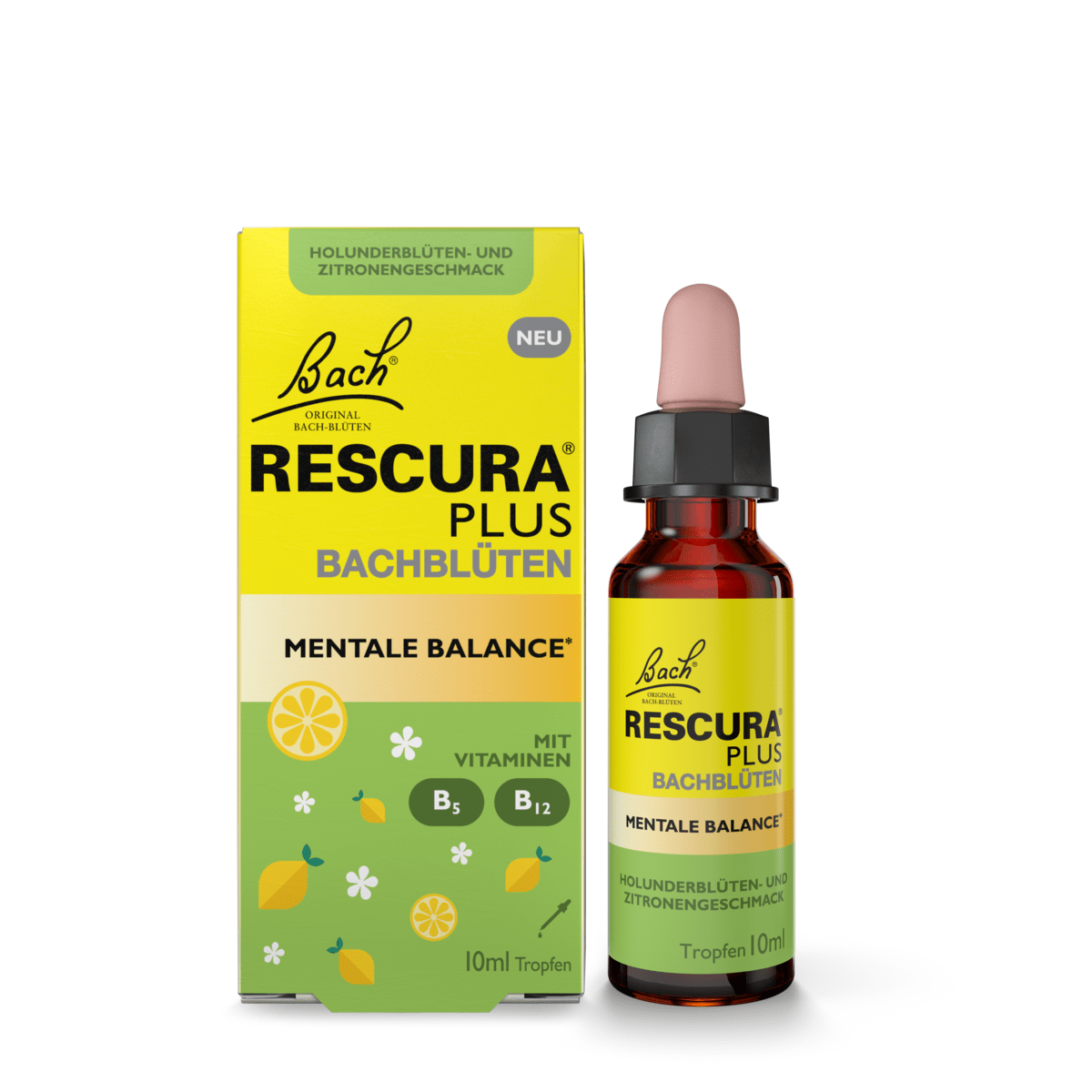 Rescue Remedy 10ml Bach RESCURA®️ PLUS Mentale Balance 10 ml
