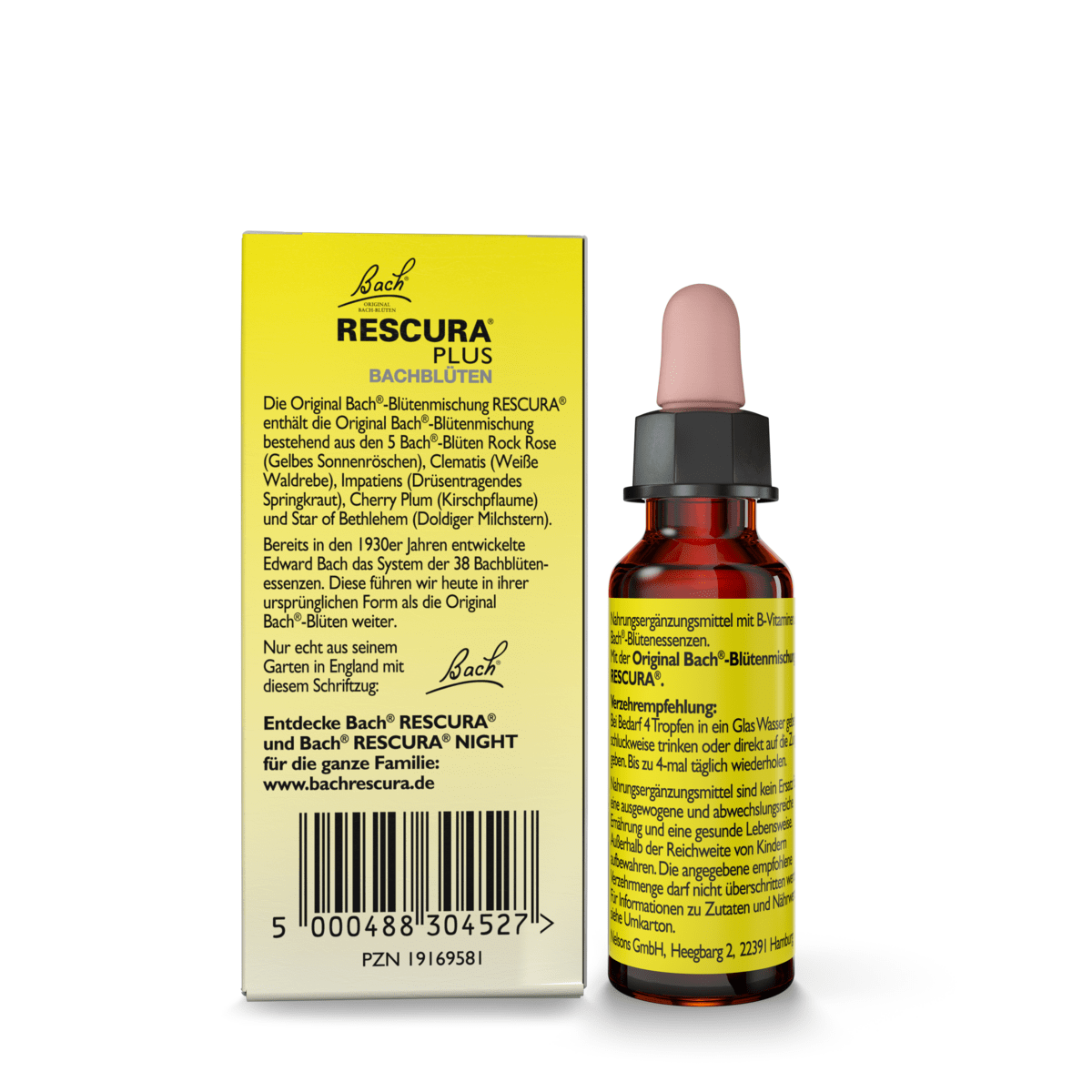 Rescue Remedy 10ml Bach RESCURA®️ PLUS Mentale Balance 10 ml