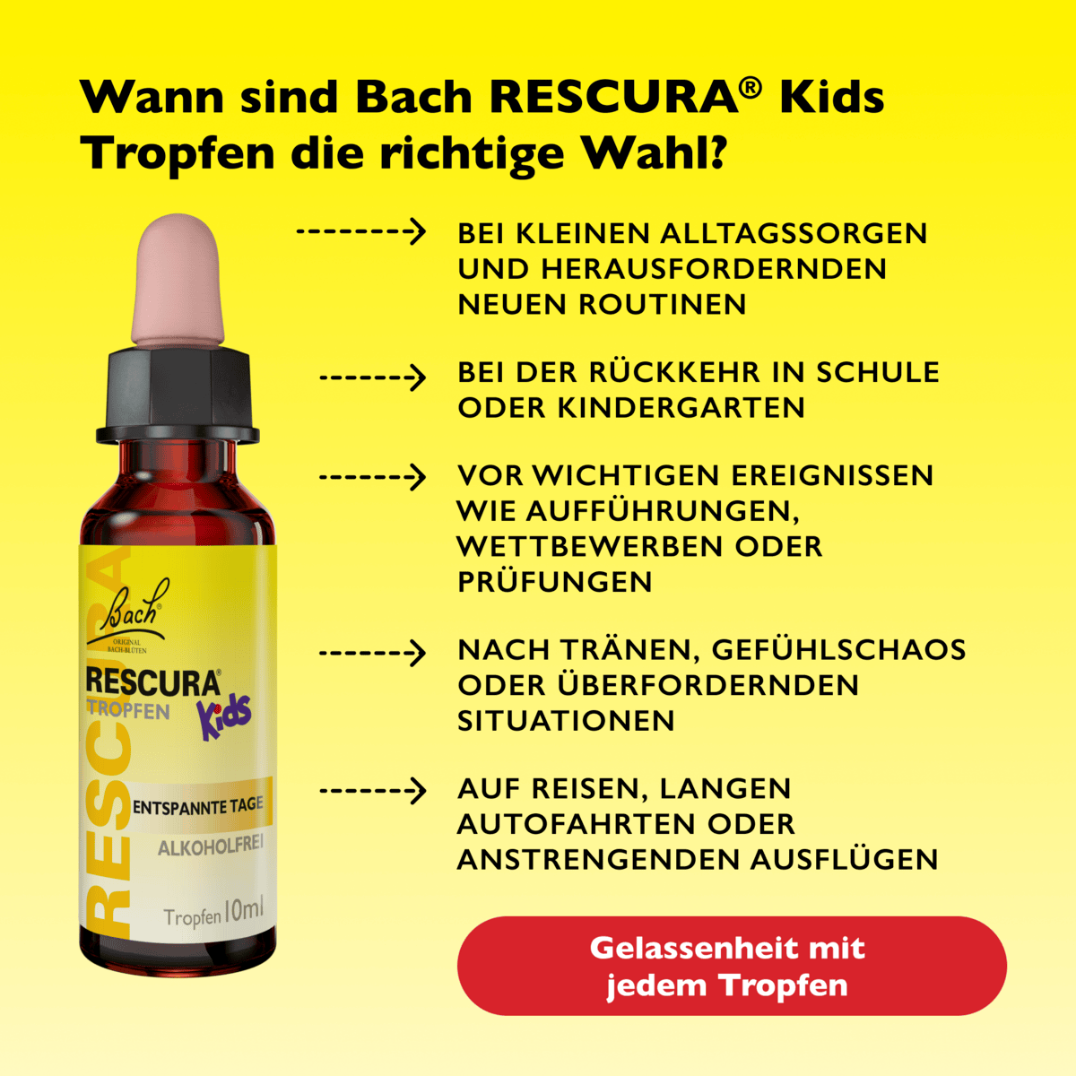 Rescue Kids 10ml Bach RESCURA® Kids Drops