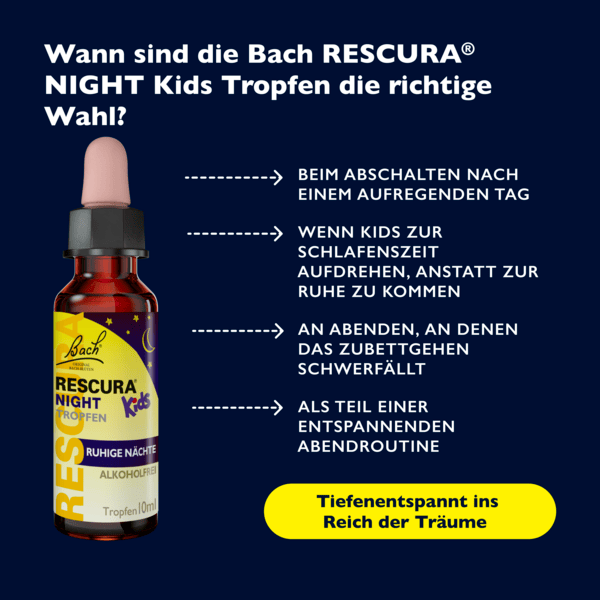 Rescue Kids 10ml Bach RESCURA® Night Kids Drops