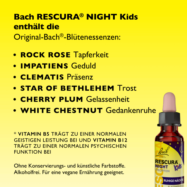 Rescue Kids 10ml Bach RESCURA® Night Kids Drops