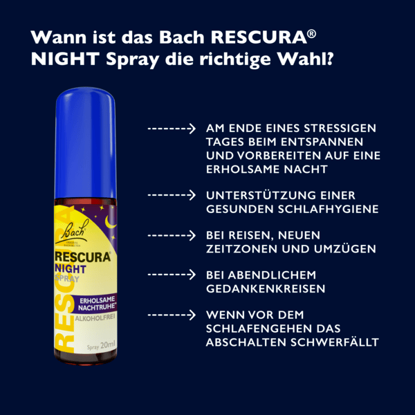 Rescue Remedy Bach RESCURA® Night Spray Alcohol-Free