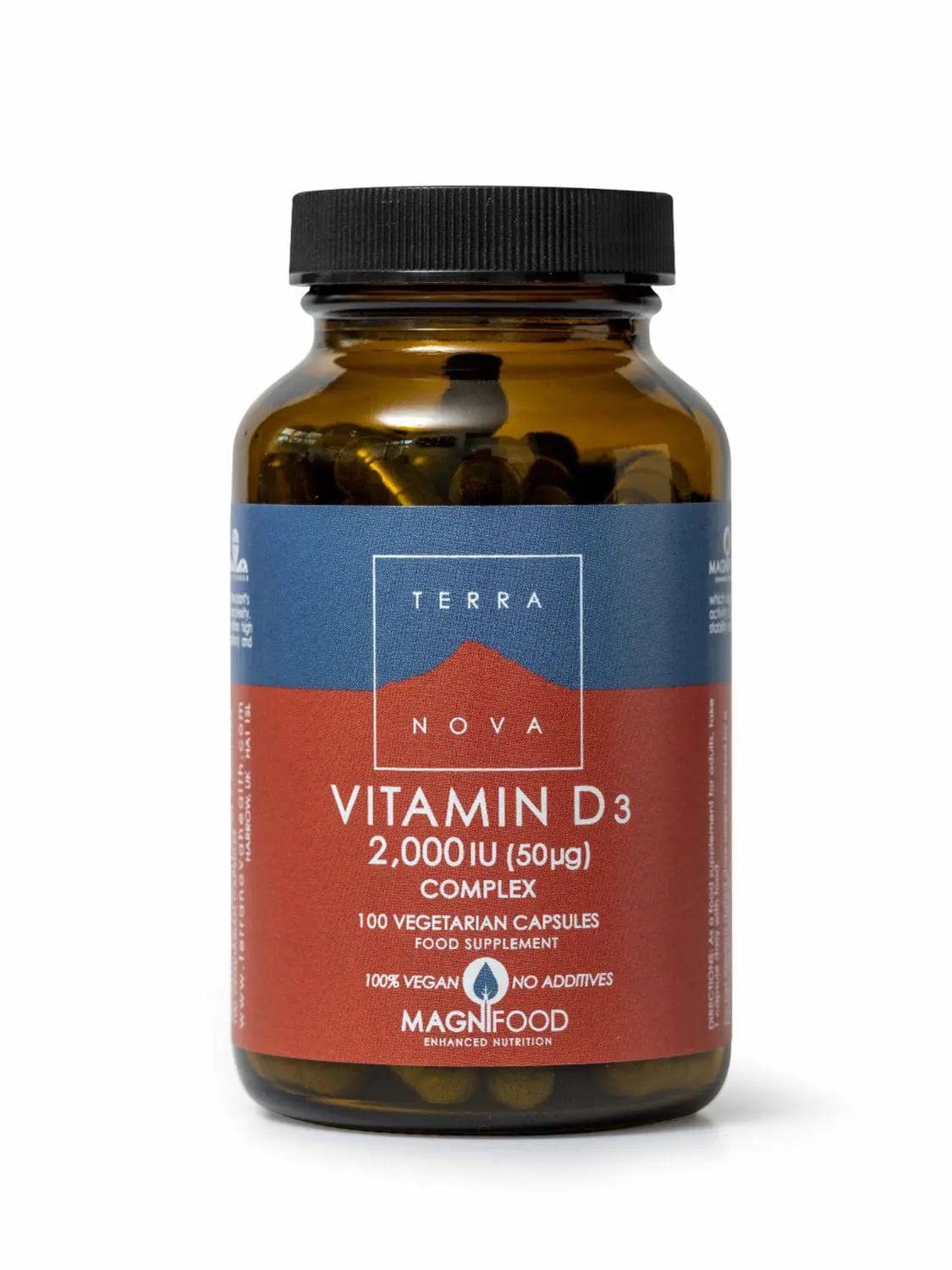 Terranova Supplement Terranova Vitamin D3 2,000IU (50µg) Complex 100 capsules