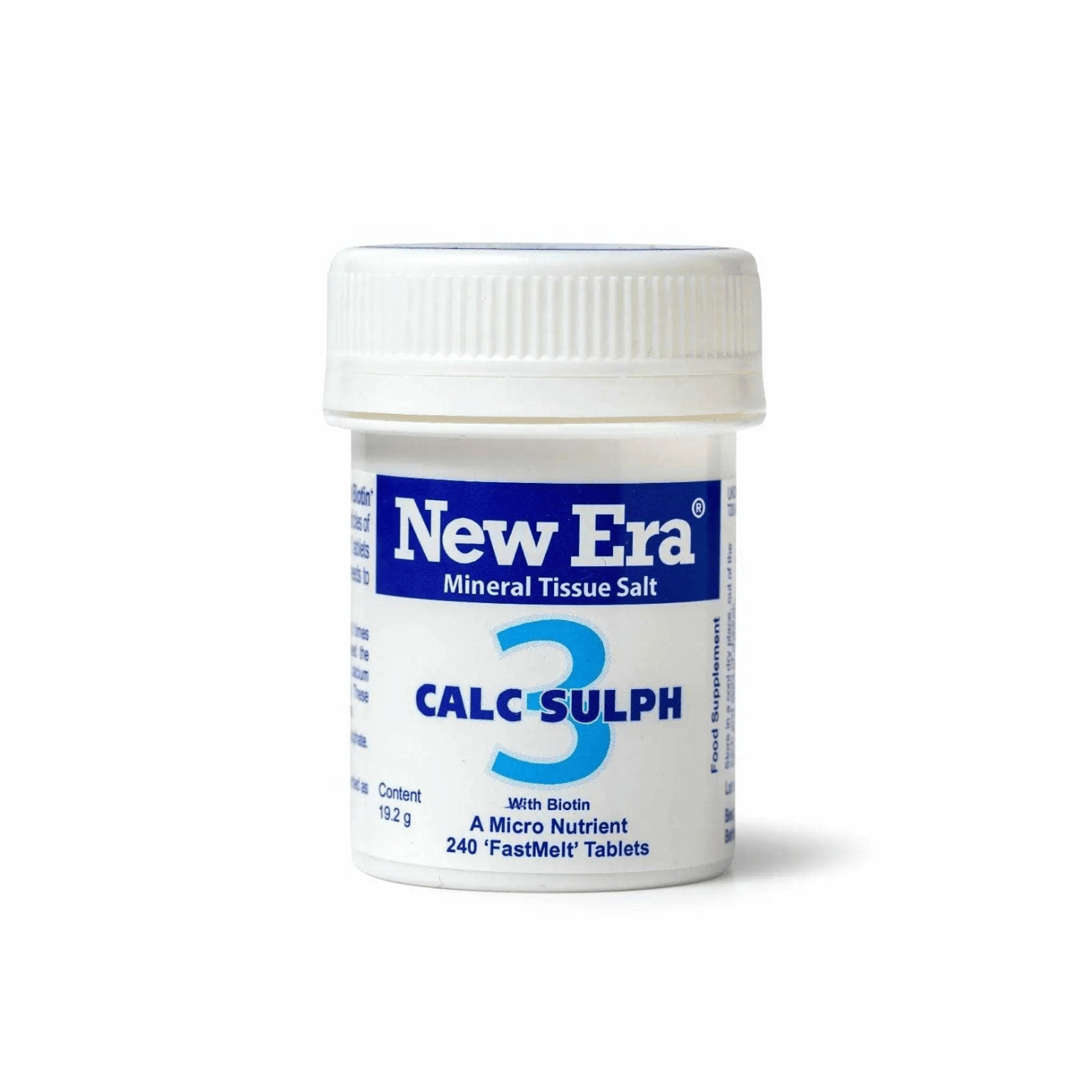 New Era Mineral Tissue Salt New Era Calc Sulph 3