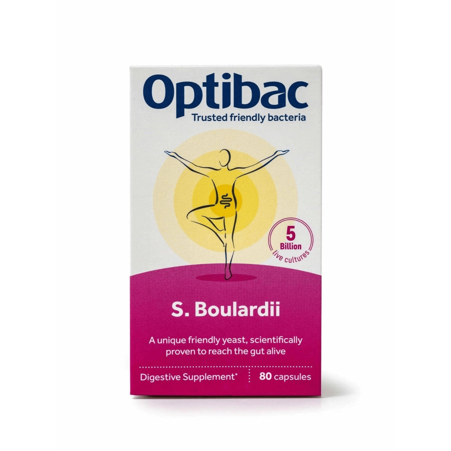 OptiBac Supplement OptiBac Saccharomyces boulardii (80caps)