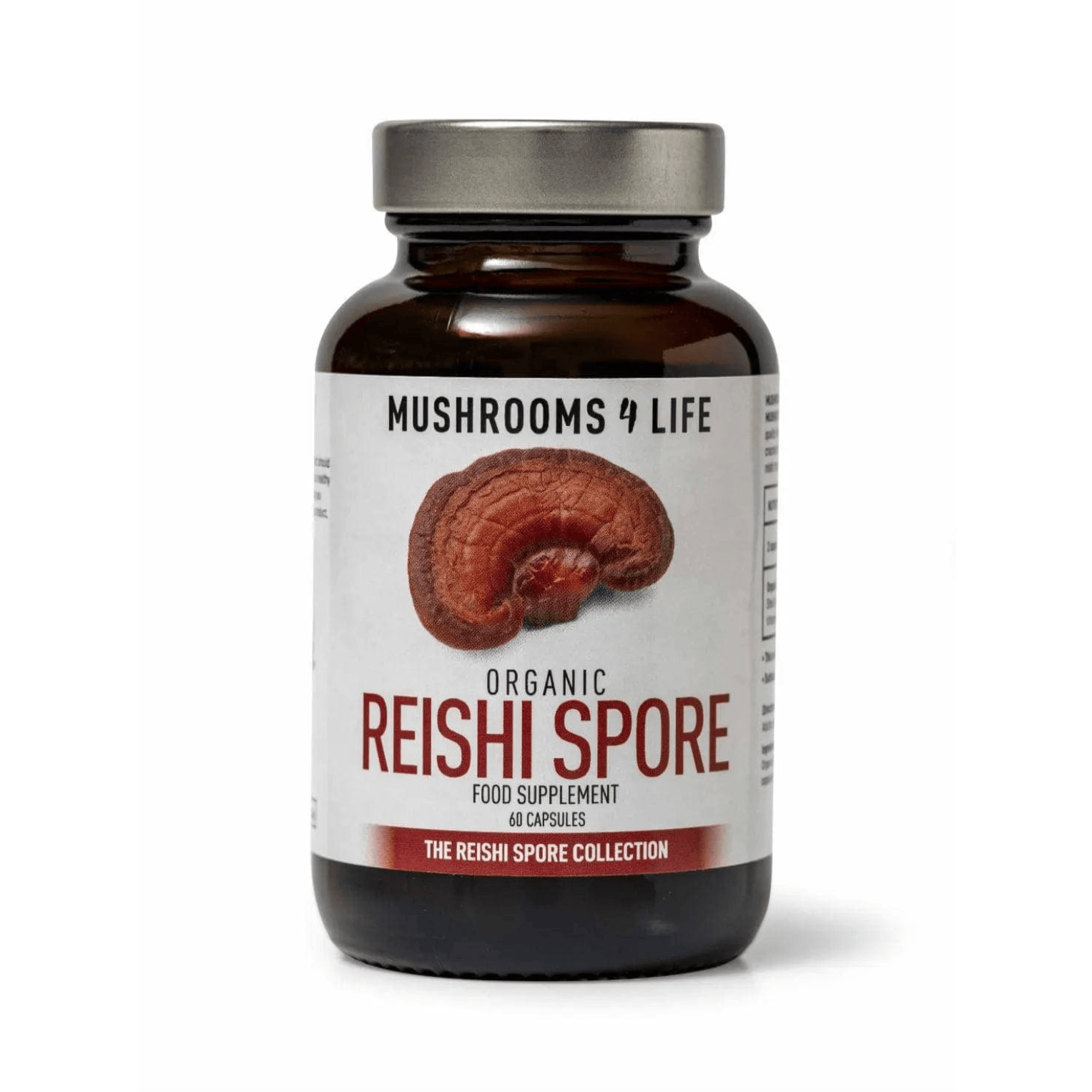 Mushrooms 4 Life Mushrooms Organic Reishi Spore Mushroom 60 Caps