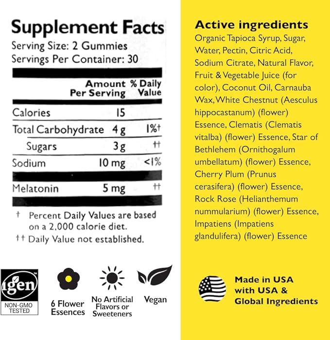 Rescue Night 60 Gummies RESCUE Plus® Sleep Gummies Strawberry