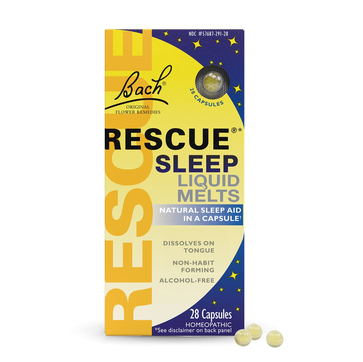 Rescue Night 28 Capsules RESCUE Sleep® Liquid Melts