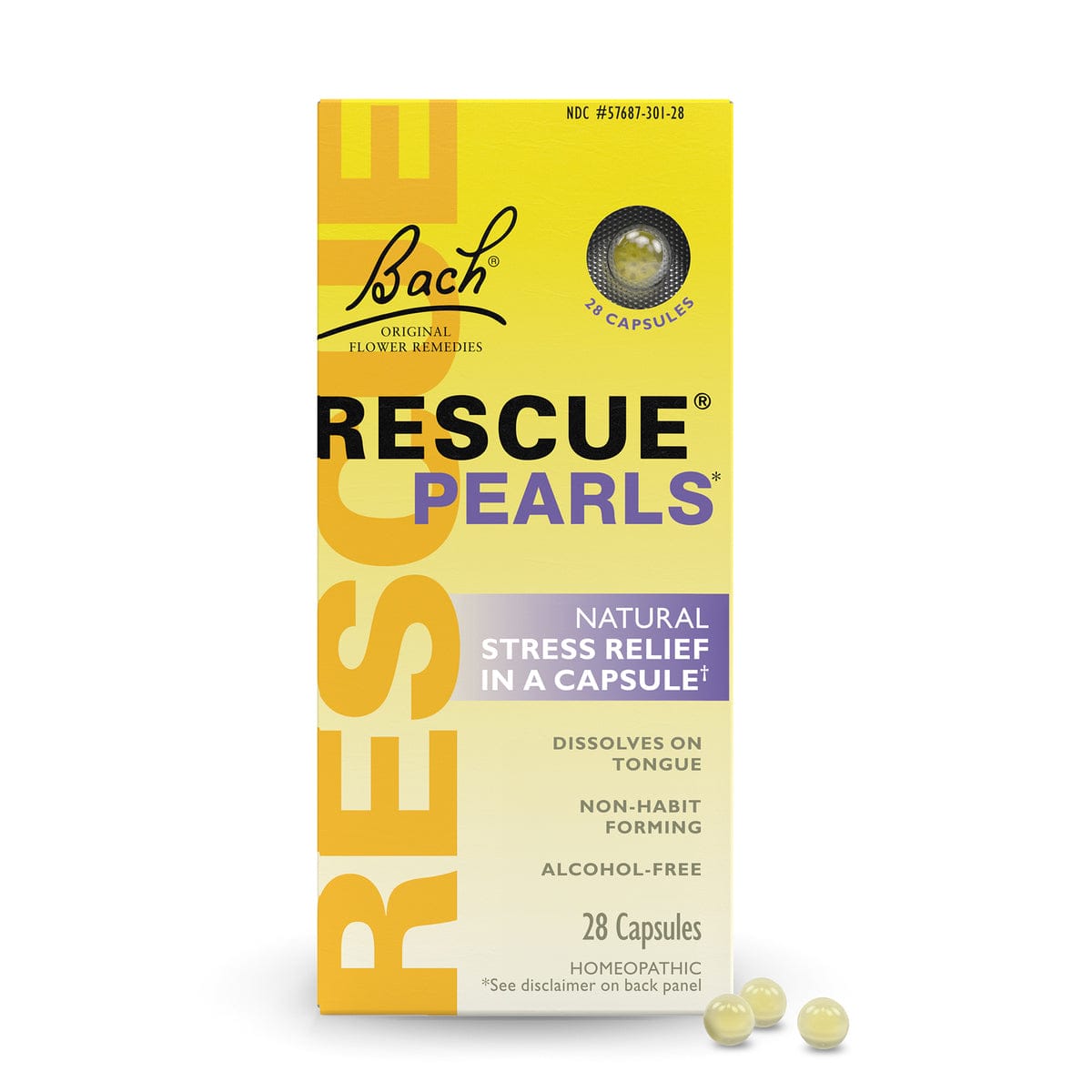 Rescue Everyday emotional support 28 Melts RESCUE® Pearls