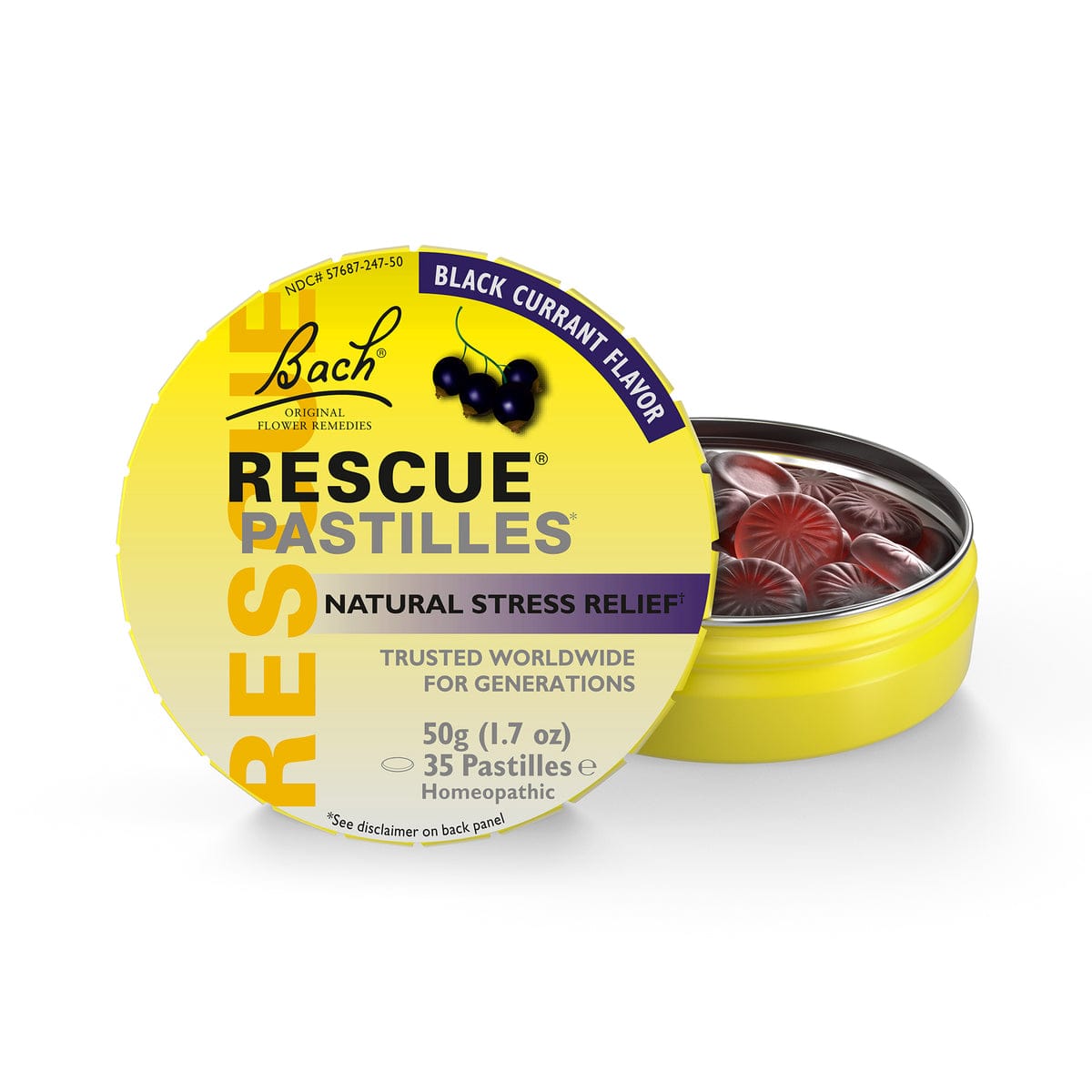 Rescue Everyday emotional support 50g RESCUE® Pastilles Black Currant
