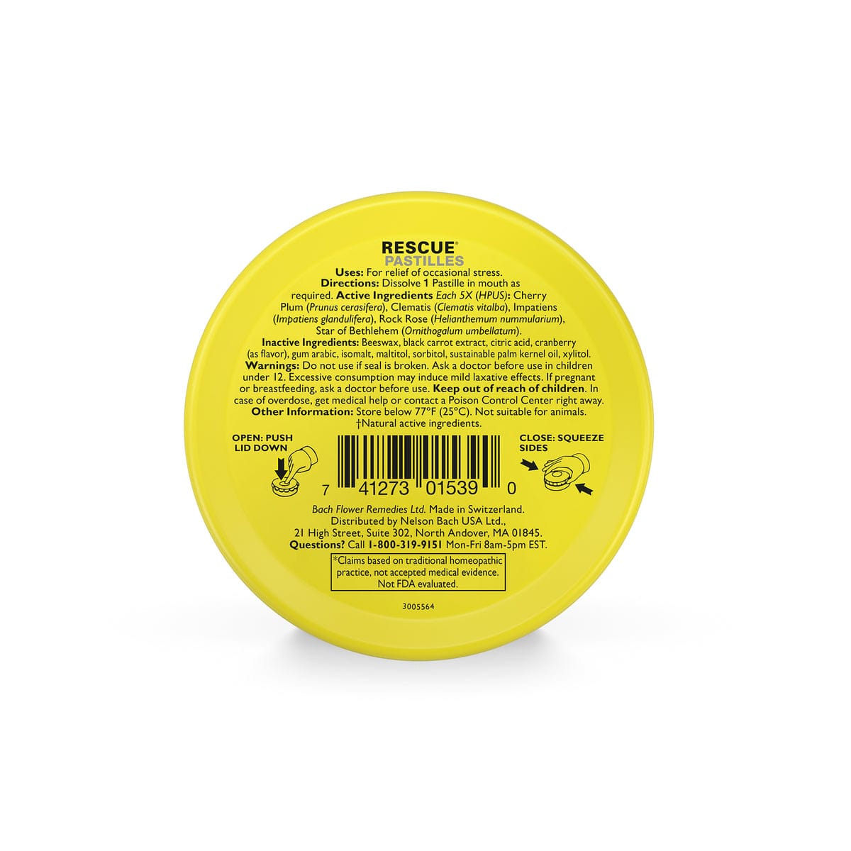 Rescue Remedy 50g RESCUE®  Pastilles Cranberry