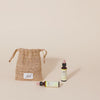Video of a hand taking out the Bach™ Original Flower Remedy Clematis dropper from the bach bag and placing it next to the Bach™ Original Flower Remedy Hornbeam dropper and Bach™ Original Flower Remedy Olive dropper which is lying down.